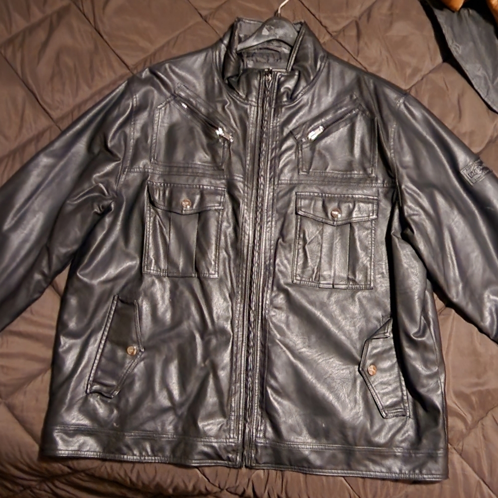 COOGI Men's faux leather jacket